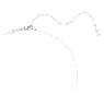 Matrix necklace, Gradient of round cuts, White, Rhodium plated - Swarovski, 5705396