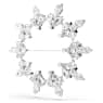 Broche Idyllia, Tailles variées, Flocon de neige, Blanche, Métal rhodié - Swarovski, 5705397