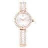 Hodinky s pevným náramkem Matrix Pearl, Vyrobeno ve Švýcarsku, Křišťálový náramek, Povrchová úprava v růžovozlatém odstínu - Swarovski, 5705406