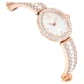 Hodinky s pevným náramkem Matrix Pearl, Vyrobeno ve Švýcarsku, Křišťálový náramek, Povrchová úprava v růžovozlatém odstínu - Swarovski, 5705406
