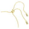 Brățară Tennis Imber, Diverse tăieturi rotunde, Alb, Placat cu auriu - Swarovski, 5705450