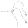 Imber Tennis bracelet, Mixed round cuts, White, Rhodium plated - Swarovski, 5705451