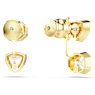 Orecchino jacket Imber, Design asimmetrico, Taglio misto, Bianchi, Placcato color oro - Swarovski, 5705461