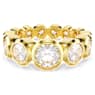 Imber ring, Mixed round cuts, White, Gold-tone plated - Swarovski, 5705477