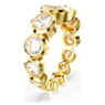 Imber ring, Mixed round cuts, White, Gold-tone plated - Swarovski, 5705477