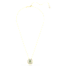 Chroma Anhänger, Oktagon-Schliff, Grün, Goldlegierungsschicht - Swarovski, 5705580