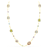 Chroma strandage, Octagon cut, Multicolored, Gold-tone plated - Swarovski, 5705581