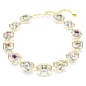 Chroma Tennis 네크리스, 옥타곤 컷, 멀티컬러, 골드 톤 플래팅 - Swarovski, 5705587