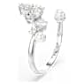 Constella Offener Ring, Kristallperle, Rundschliffe, Weiß, Rhodiniert - Swarovski, 5705596