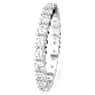 Matrix Vittore ring, Round cut, White, Silver-tone finish - Swarovski, 5705601