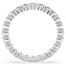 Matrix Vittore ring, Round cut, White, Silver-tone finish - Swarovski, 5705601
