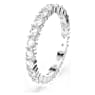 Bague Matrix Vittore, Taille ronde, Blanche, Finition argentée - Swarovski, 5705602
