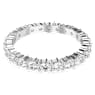 Bague Matrix Vittore, Taille ronde, Blanche, Finition argentée - Swarovski, 5705602