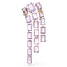 Millenia brooch, Octagon cut, Purple, Gold-tone plated - Swarovski, 5705756