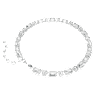 Millenia Tennis 네크리스, 옥타곤 컷, 화이트, 로듐 플래팅 - Swarovski, 5705757
