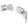 Bracciale Tennis Millenia, Taglio ottagonale, Bianco, Placcato rodio - Swarovski, 5705770