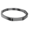 Matrix bangle, Baguette cut, Octagon shape, Blue, Ruthenium plated - Swarovski, 5705776