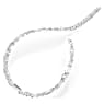 Collar Tennis Millenia, Talla octogonal, Blanco, Baño de rodio - Swarovski, 5705789