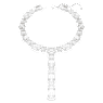 Millenia necklace, Mixed cuts, White, Rhodium plated - Swarovski, 5705799