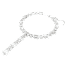 Millenia necklace, Mixed cuts, White, Rhodium plated - Swarovski, 5705799