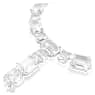Millenia necklace, Mixed cuts, White, Rhodium plated - Swarovski, 5705799