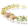 Bracciale Tennis Gema, Taglio misto, Multicolore, Placcato color oro - Swarovski, 5705808