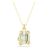 Gema pendant, Mixed cuts, Multicolored, Gold-tone plated - Swarovski, 5705816