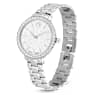 Watch, Swiss Made, Metal bracelet, Silver tone, Stainless steel - Swarovski, 5706182
