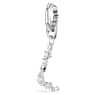 Symbolica charm, L, White, Rhodium plated - Swarovski, 5706332