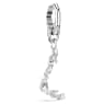 Symbolica charm, L, White, Rhodium plated - Swarovski, 5706332