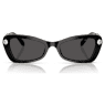 Sunglasses, Butterfly shape, SK6033, Black - Swarovski, 5706550