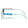 Sonnenbrille, Schmetterlingsform, SK6033, Blau - Swarovski, 5706553