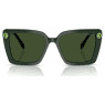 Sunglasses, Square shape, SK6032, Green - Swarovski, 5706555