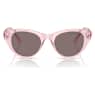 Sunglasses, Round shape, SK6025, Pink - Swarovski, 5706556