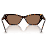 Sunglasses, Cat-eye shape, SK6029, Brown - Swarovski, 5706559