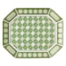 Signum Tablett, Porzellan, Klein, Grün - Swarovski, 5706887