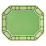 Podnos Signum, Porcelán, Velký, Zelený - Swarovski, 5706888