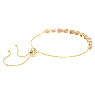 Matrix Tennis bracelet, Pear cut, Pink, Gold-tone plated - Swarovski, 5707187