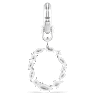 Symbolica Charm, O, Weiß, Rhodiniert - Swarovski, 5707229