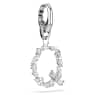 Symbolica Charm, Q, Weiß, Rhodiniert - Swarovski, 5707281