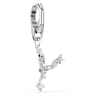 Symbolica charm, Y, White, Rhodium plated - Swarovski, 5707289