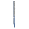 Crystal Shimmer Glide ballpoint pen, Blue, Blue lacquered, Chrome plated - Swarovski, 5707709