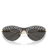Occhiali da sole, Mascherina, Neri - Swarovski, 5708680