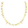 Gema strandage, Mixed cuts, Yellow, Gold-tone plated - Swarovski, 5708709