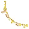 Gema strandage, Mixed cuts, Yellow, Gold-tone plated - Swarovski, 5708709