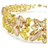 Gema choker, Mixed cuts, Yellow, Gold-tone plated - Swarovski, 5708713