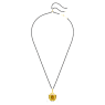 Lucent pendant, Octagon shape, Yellow, Gold-tone plated - Swarovski, 5708781