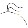 Lucent pendant, Octagon shape, Yellow, Gold-tone plated - Swarovski, 5708781