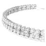 Girocollo Matrix, Taglio Round, Bianco, Placcato rodio - Swarovski, 5708936