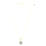 Pendentif Idyllia, Tailles variées, Fleur, Bleu, Placage de ton or - Swarovski, 5709029